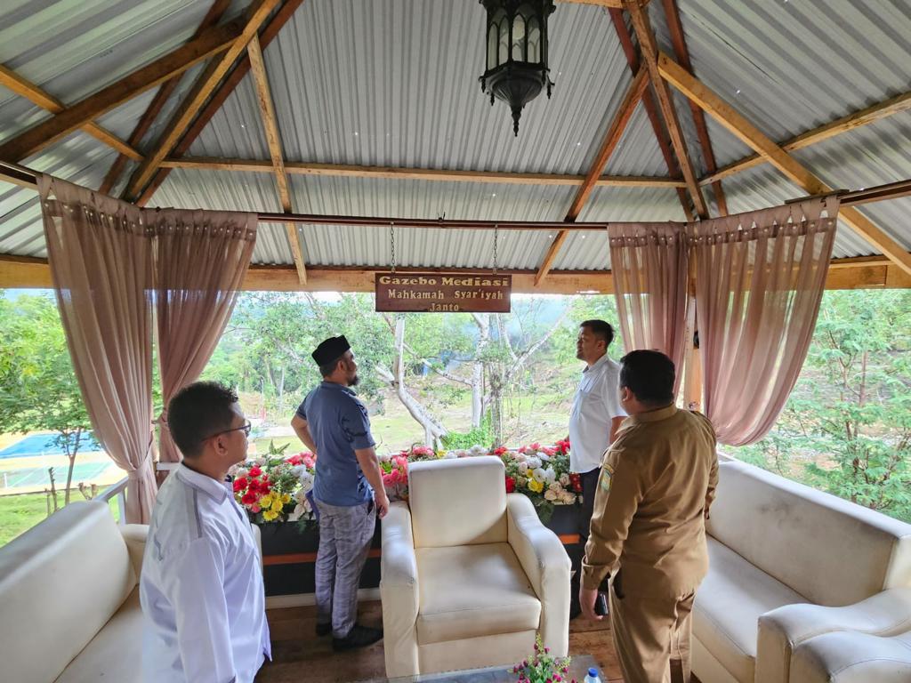 Ketua DPRK dan Sekretaris Daerah Aceh Besar Kunjungi Mahkamah Syar’iyah Jantho