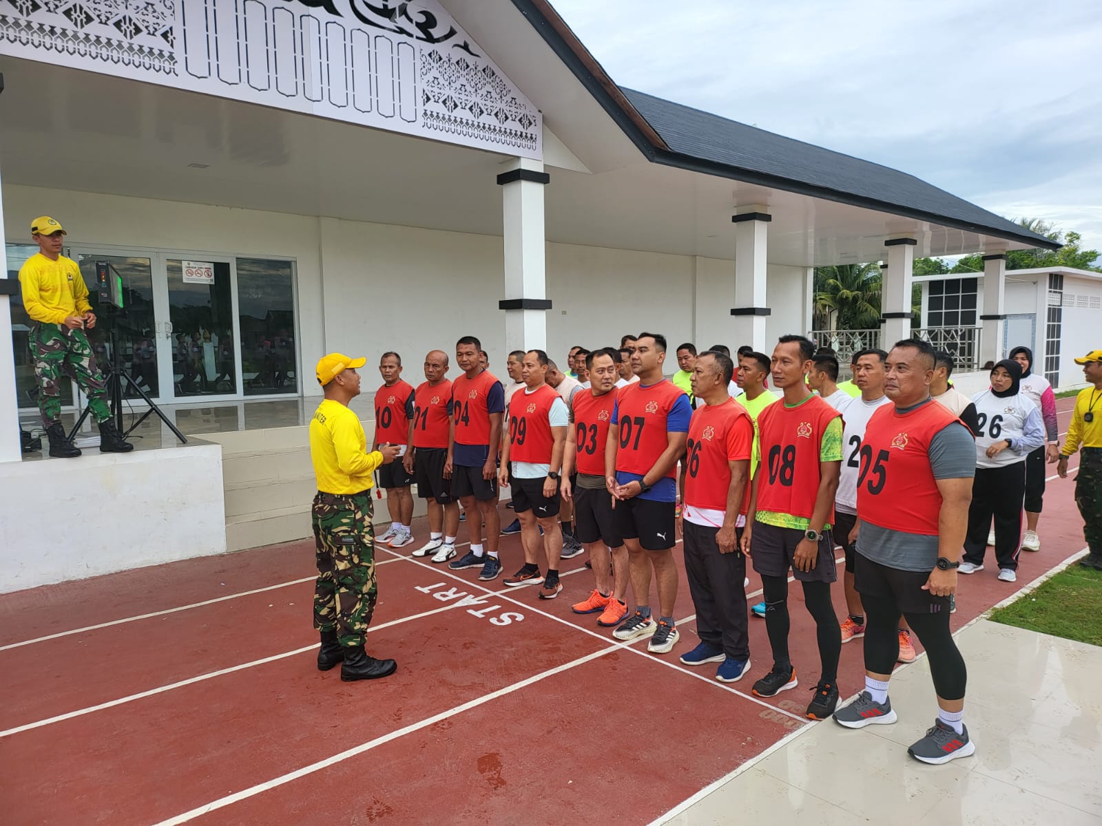 Kodam Iskandar Muda Gelar Tes Kesegaran Jasmani Pamen Semester II TA. 2023.