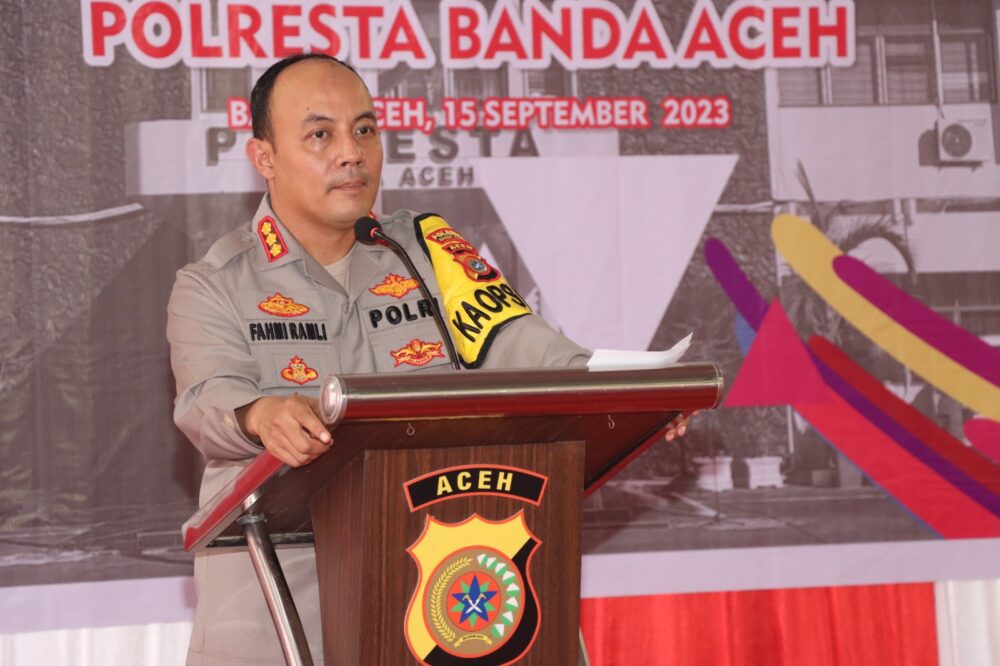 Kapolresta Banda Aceh Sampaikan Apresiasi Untuk Masyarakat Atas Suksesnya PKA – 8