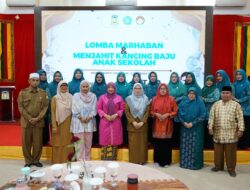 Meriahkan Hari Ibu, PKK Aceh Besar Gelar Lomba Marhaban dan Jahit Kancing Baju Sekolah