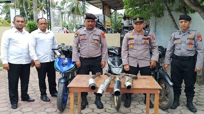 Sempat Berusaha Kabur, Polsek Darul Imarah Amankan 7 Sepeda Motor