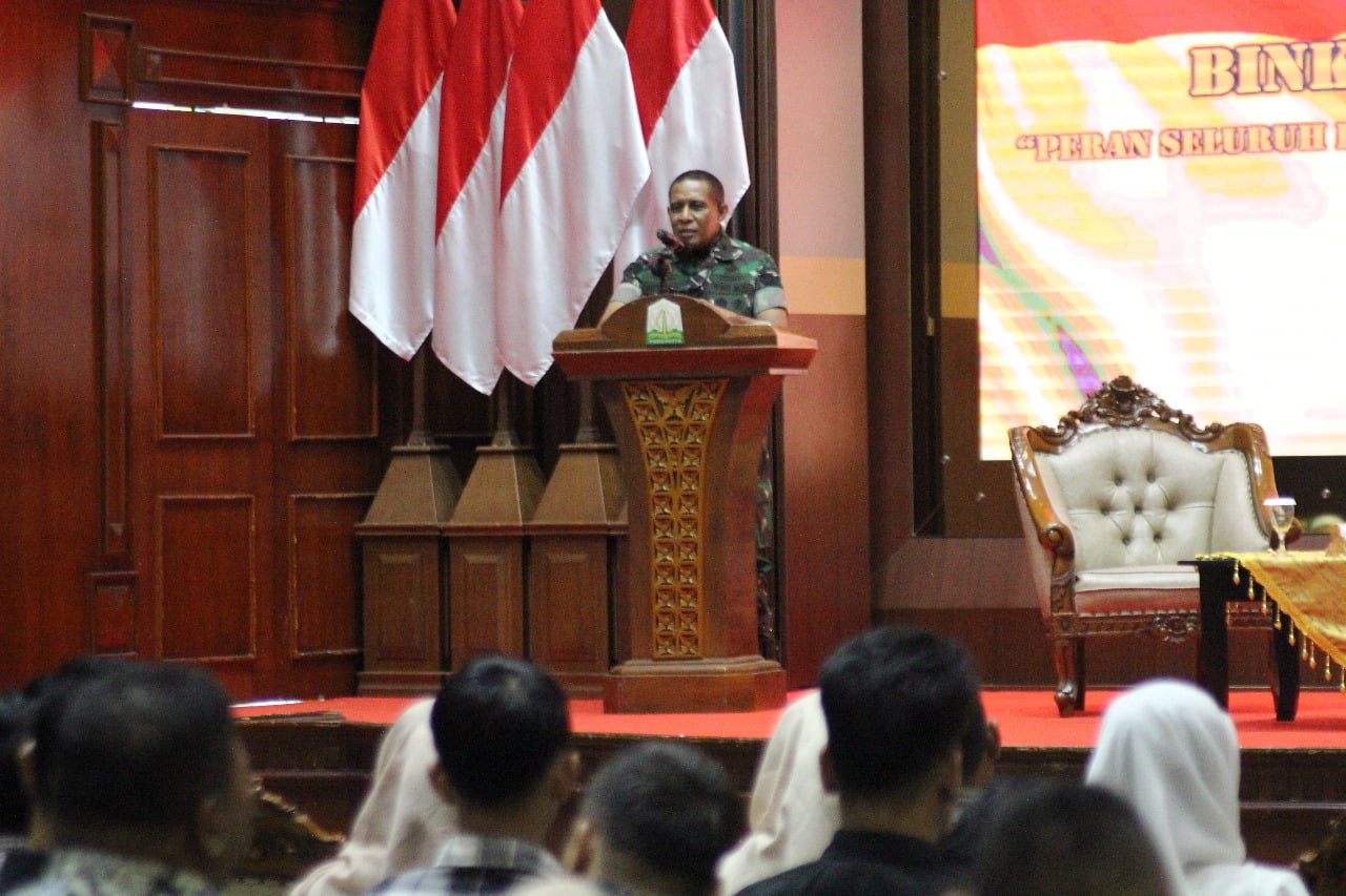 Waas Intel Kasad Gelar Pembinaan komunikasi Cegah Konflik Sosial Di Wilayah di Kodim 0101/KBA dan Kodim 0102/Pidie.