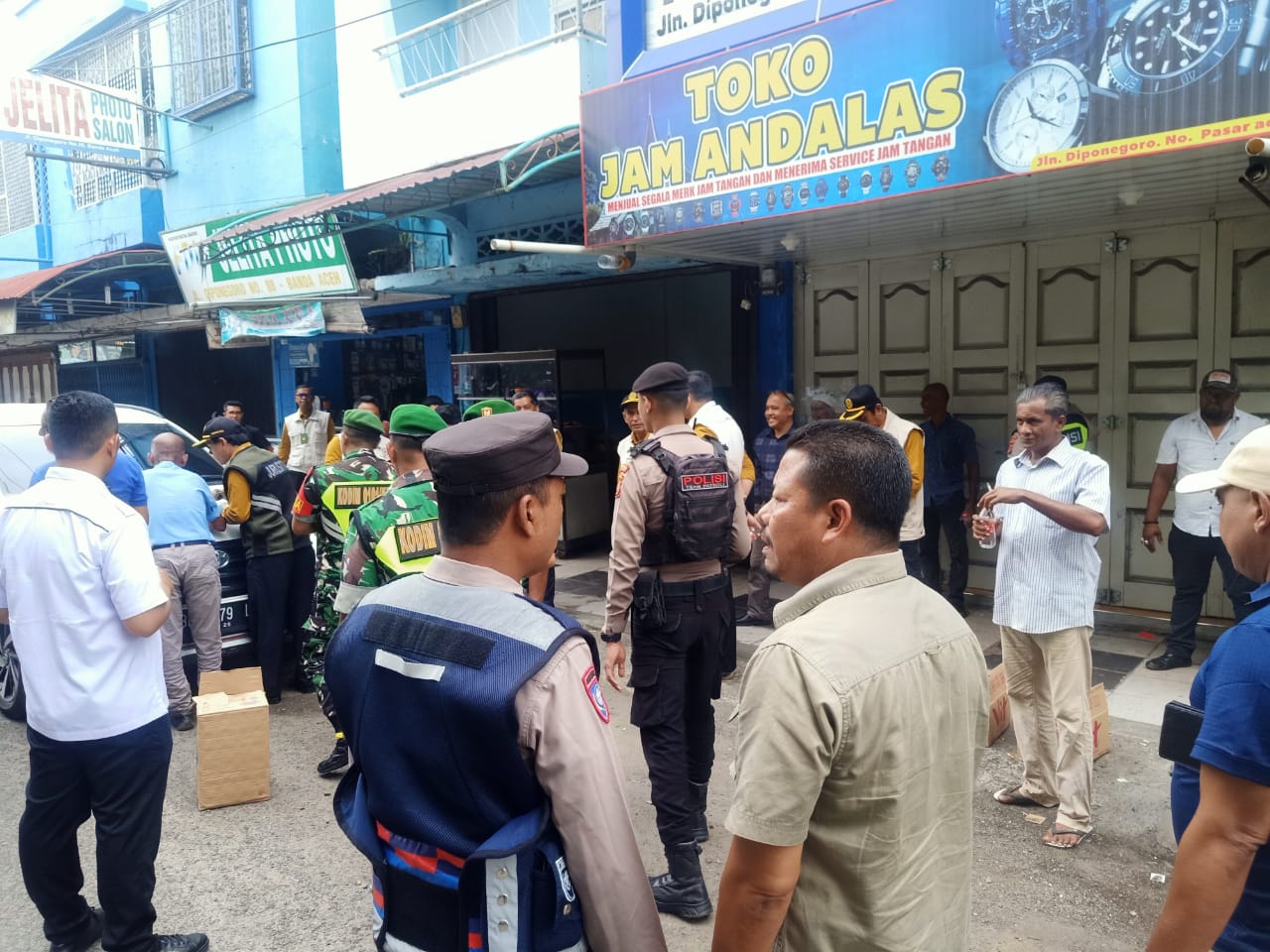 Kabagops Polresta Banda Aceh Ikuti Rapat Koordinasi Terkait Lokasi Pemasangan Alat Peraga Kampanye