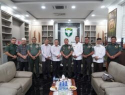 Kasdam IM Menerima Audiensi dari Gerakan Pramuka Kwartir Daerah Aceh.