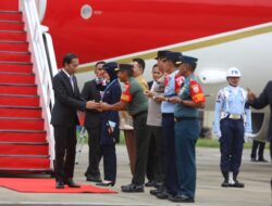Pangdam Iskandar Muda, Mayjen TNI Novi Helmy Prasetya, S.I.P, M.I.P, Sambut Kedatangan Presiden RI Joko Widodo di Bandara Sultan Iskandar Muda, Aceh