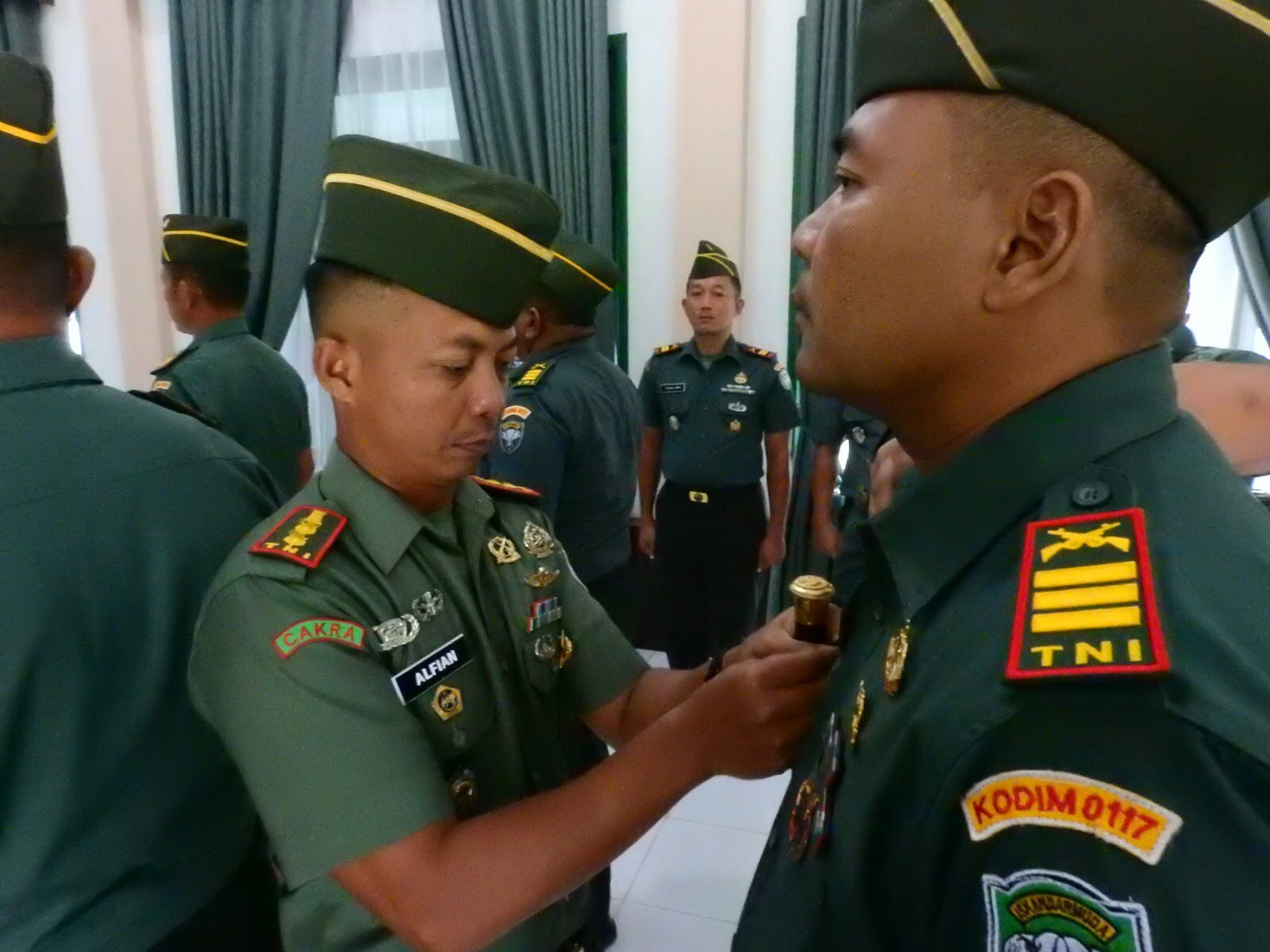 Dandim 0117/Aceh Tamiang Pimpin Serah Terima Jabatan Danramil Jajaran