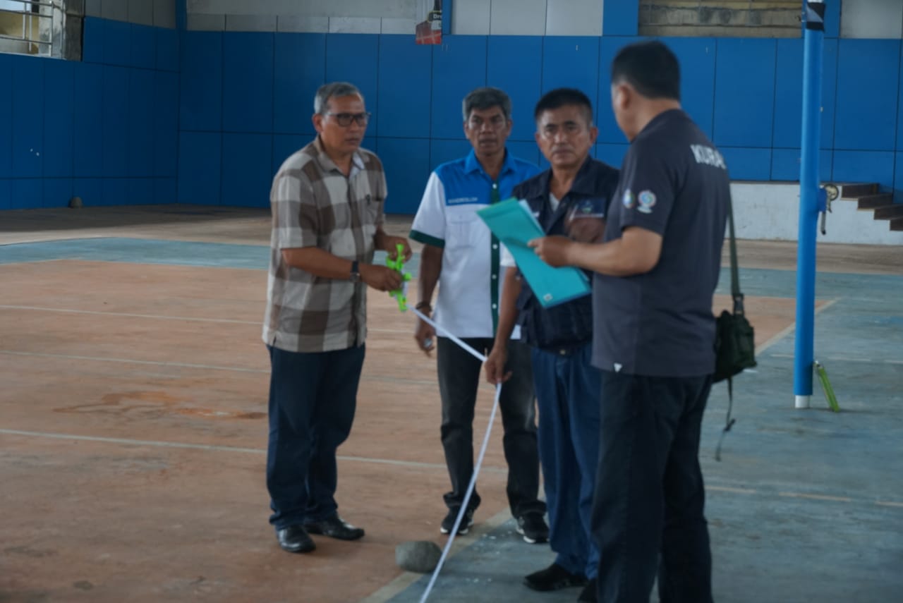 Ketum Ferkushi Tinjau Venue Cabor Kurash PON di Kota Jantho