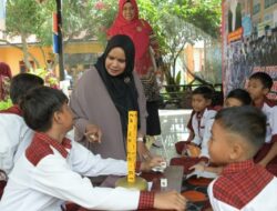 Mellani Pantau Program Transisi PAUD di SDN 15 dan TK Usman Bin Affan Bandar Baru Pidie Jaya
