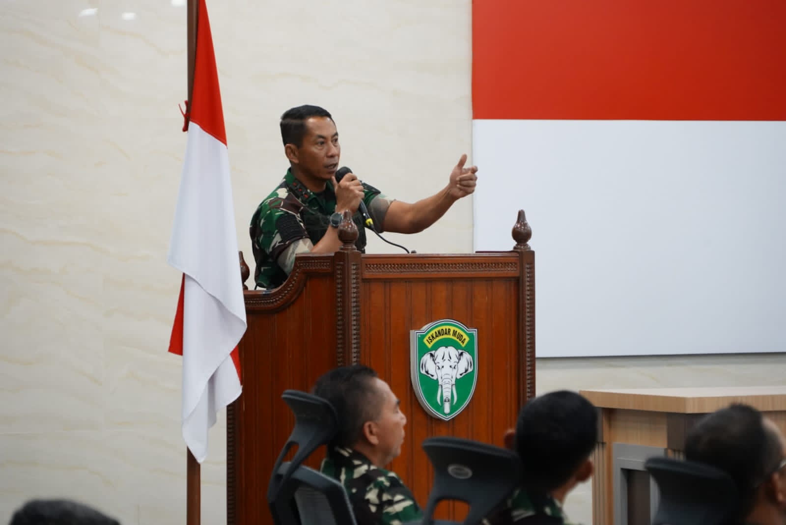 Pangdam IM Pimpin Rapat Evaluasi Program Ketahanan Pangan I'M Jagong.