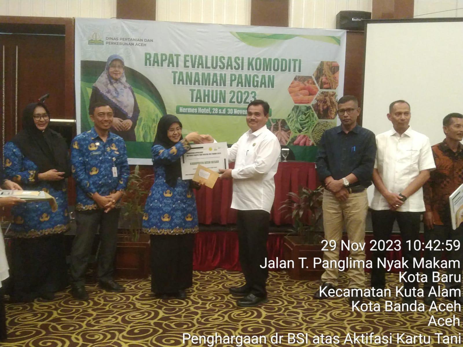 Aceh Besar Terima Apresiasi Aktivitas Kartu Tani Digital