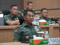 Pangdam IM mengikuti Pelaksanaan Penandatangan Nota Kesepahaman antara Menteri Pertanian RI dengan Panglima TNI secara Virtual.