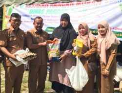 Ratusan Warga Meunasah Papeun Banjiri Gerakan Pangan Murah Aceh Besar
