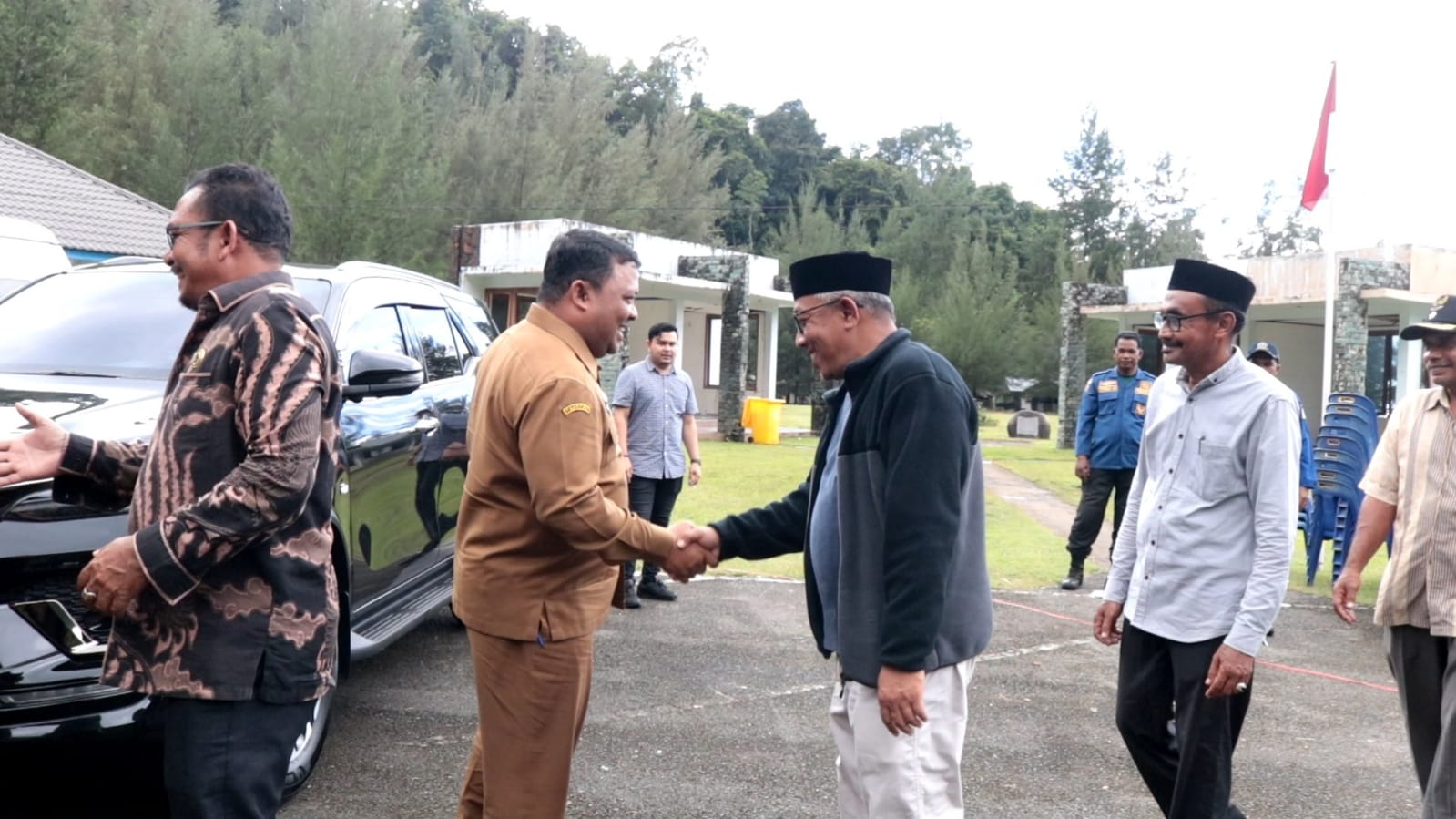 Pj Bupati Aceh Besar Sambut Kedatangan Kafilah MTQ dari Simeulue