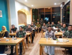 Pangdam IM melaksanakan Nonton Bareng Penghargaan Kasad Lomba Kampung Pancasila.
