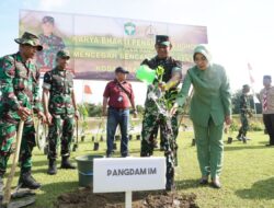 Pangdam IM Memimpin Karya Bhakti Penanaman Pohon di Dsn. Pasi Leuhan Kec. Johan Pahlawan, Kab. Aceh Barat.