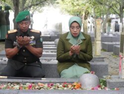Pangdam IM Pimpin Ziarah rombongan Dalam Rangka Hari Juang TNI AD Ke 78 di Taman Makam Pahlawan Banda Aceh.