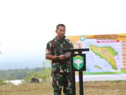 Pangdam IM Pimpin Karya Bakti Penanaman Pohon dan Vicon dengan Kasad Dalam Rangka Hari Juang TNI AD Ke-78 Tahun 2023.