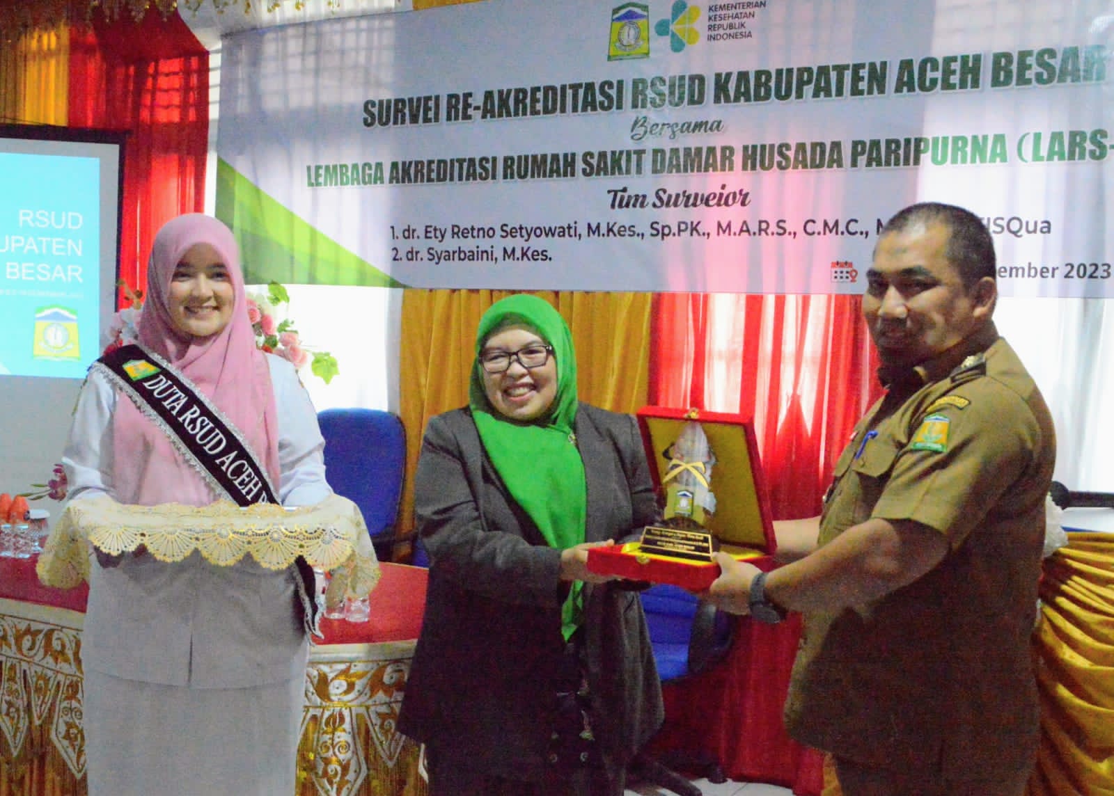 Pj Bupati Iswanto Harap RSUD Aceh Besar Terus Tingkatkan Mutu Pelayanan