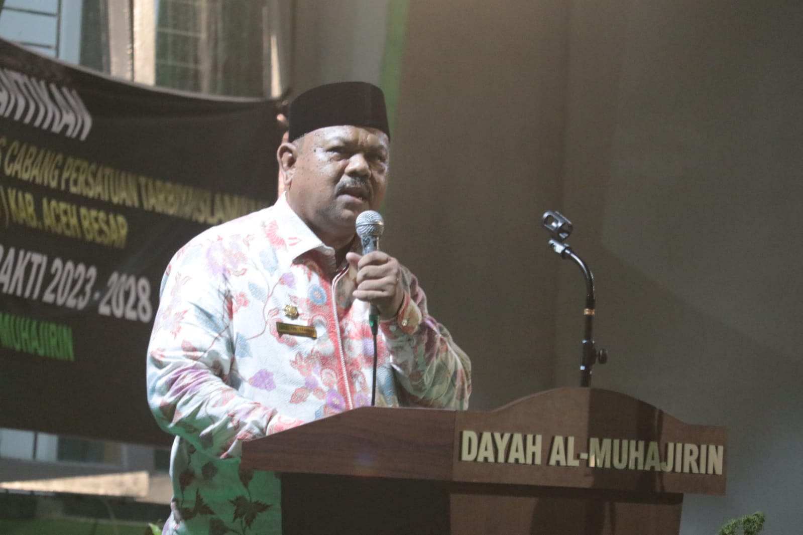 Wakili Pj Bupati, Kadis DSI Hadiri Pelantikan PC PERTI Aceh Besar