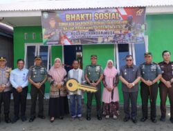 Pangdam IM Resmikan Renovasi Rumah Tidak Layak Huni dan Sumur Bor dalam rangka peringatan Hari Ulang Tahun Ke-67 Kodam IM tahun 2023.