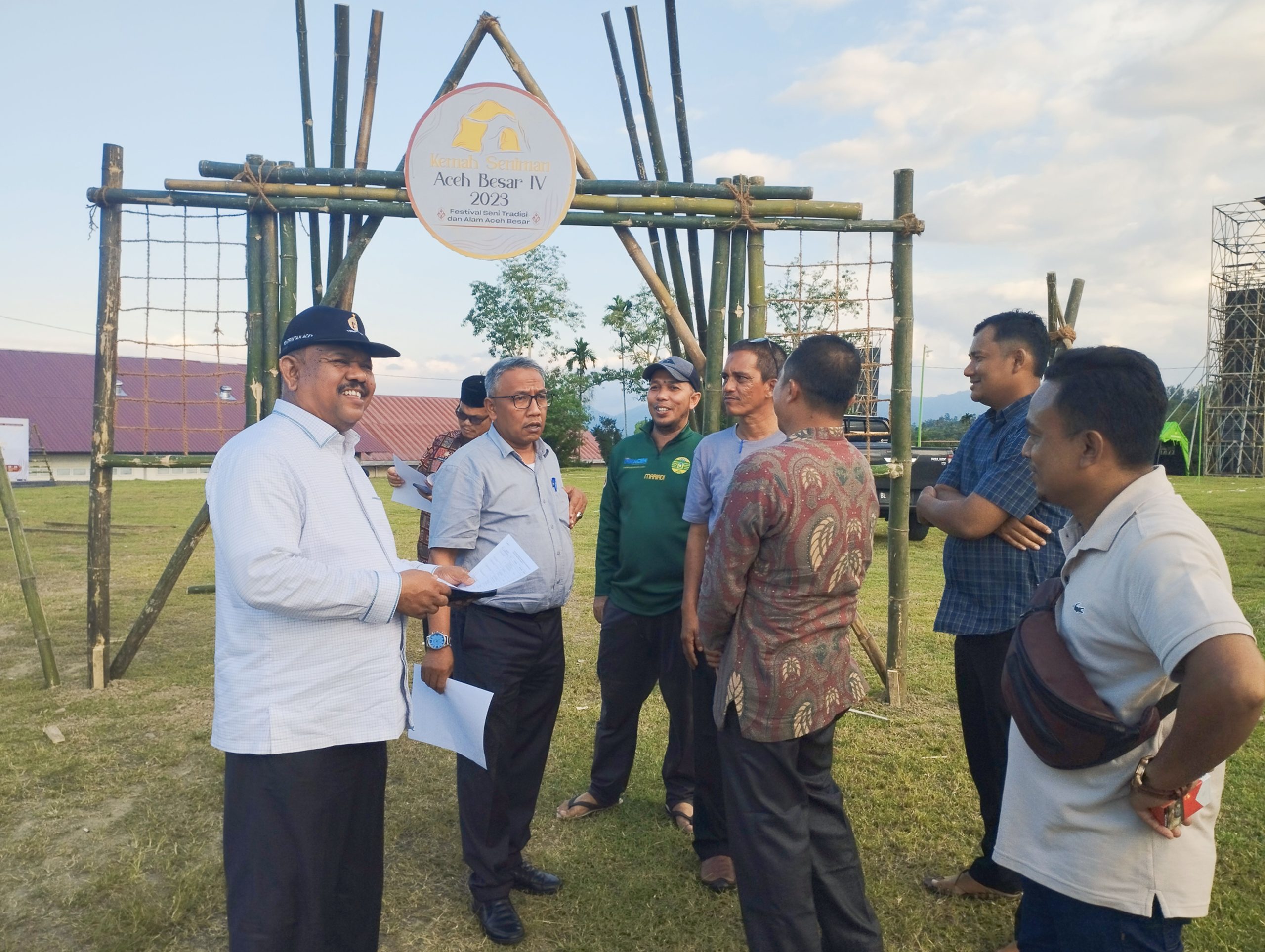 Asisten I Setdakab Aceh Besar Tinjau Kesiapan Piasan Aceh Rayeuk di JSC