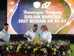 Malam Puncak HUT Kodam IM ke 67 Tahun 2023