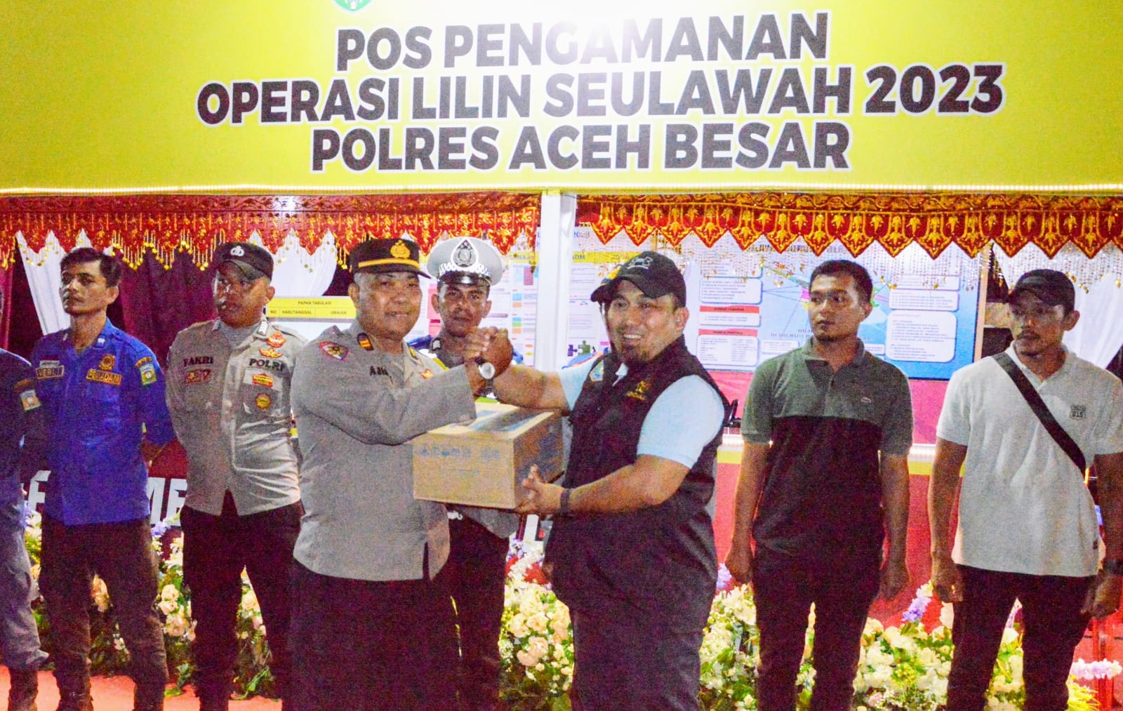 Pj Bupati Aceh Besar Pantau Pos Pengamanan Nataru 2024