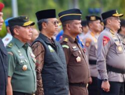 Asisten III Hadiri Apel Gelar Pasukan dalam Rangka Pengamanan Natal dan Tahun Baru di Mapolda Aceh