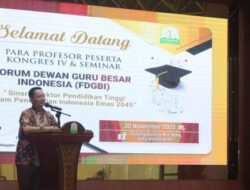 Gubernur Sambut Para Profesor Forum Dewan Guru Besar Indonesia