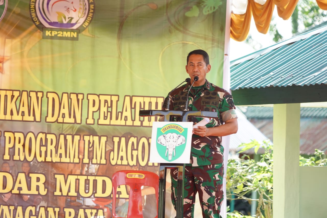 Pangdam IM Resmikan Balai Diklat Pertanian dan Peternakan Program I'M Jagong