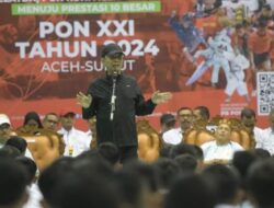Penjabat Gubernur Aceh Semangati Atlet Pelatda PON