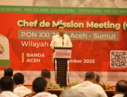 Penjabat Gubernur: Alam Aceh Mendukung Seluruh Cabor PON