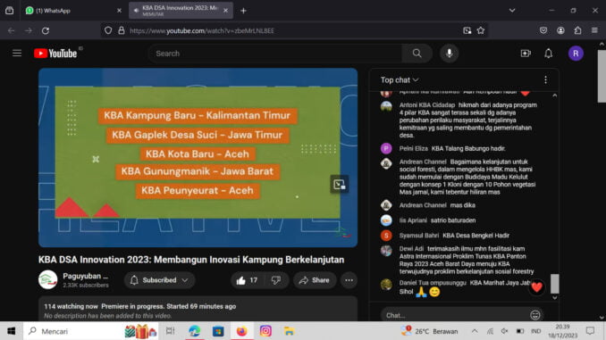 Peunyeurat Menjadi Keluarga Besar Kampung Berseri Astra, CSR PT. Astra Internasional