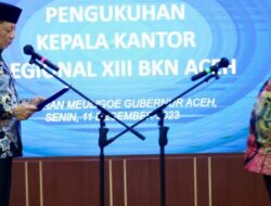 Pj Gubernur Kukuhkan Kepala Regional BKN Aceh yang Baru