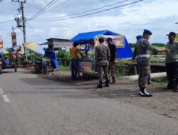 Satpol PP WH Banda Aceh Ingatkan PKL di Depan Pasar Almahira