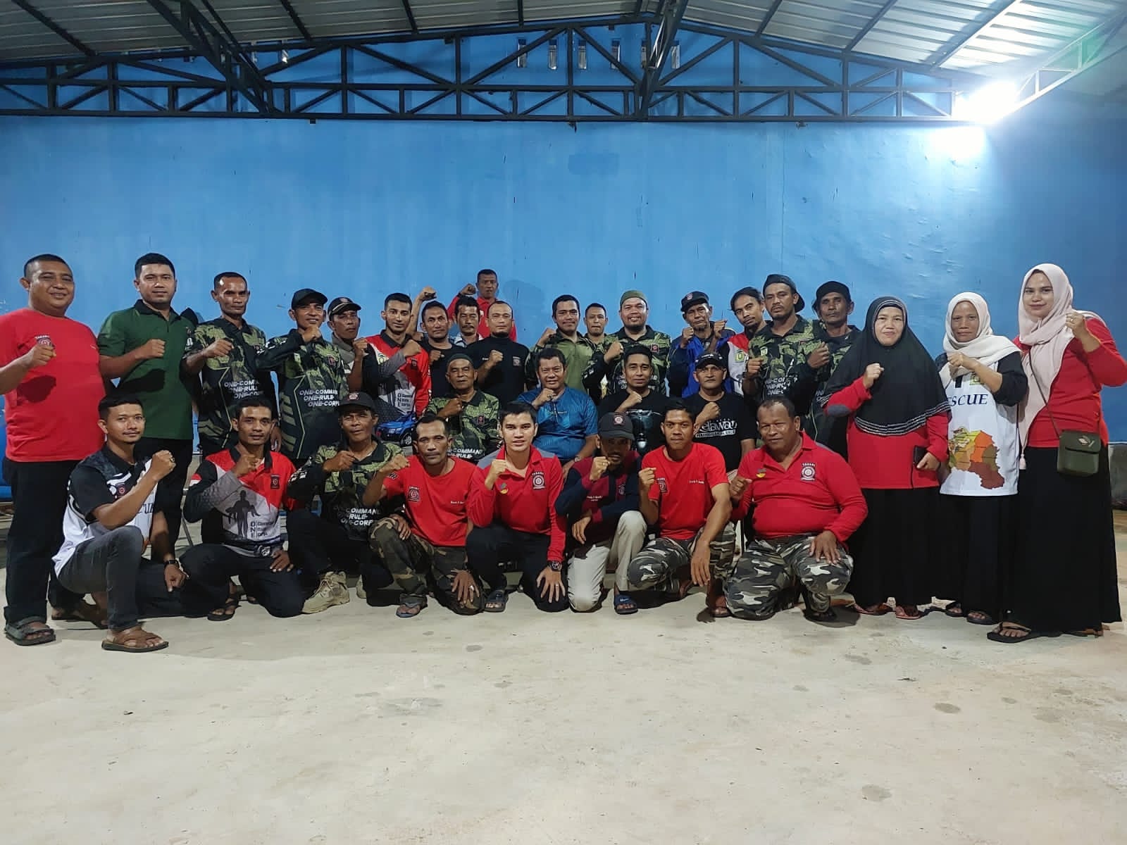 Tagana Gelar Malam Perpisahan dengan Mantan Kadinsos Aceh Besar
