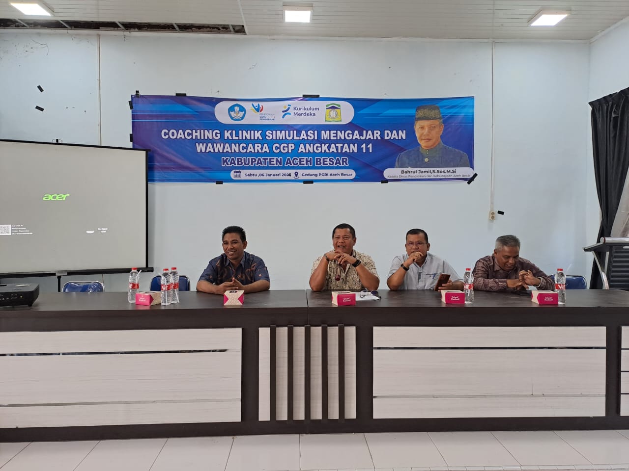 Kadisdikbud Aceh Besar Buka Coaching Clinic CGP Angkatan 11