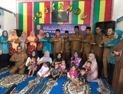 Kunjungi Rumah Gizi Gampong Merduati, Bapak Asuh Anak Stunting Berikan Bantuan Makanan Bergizi