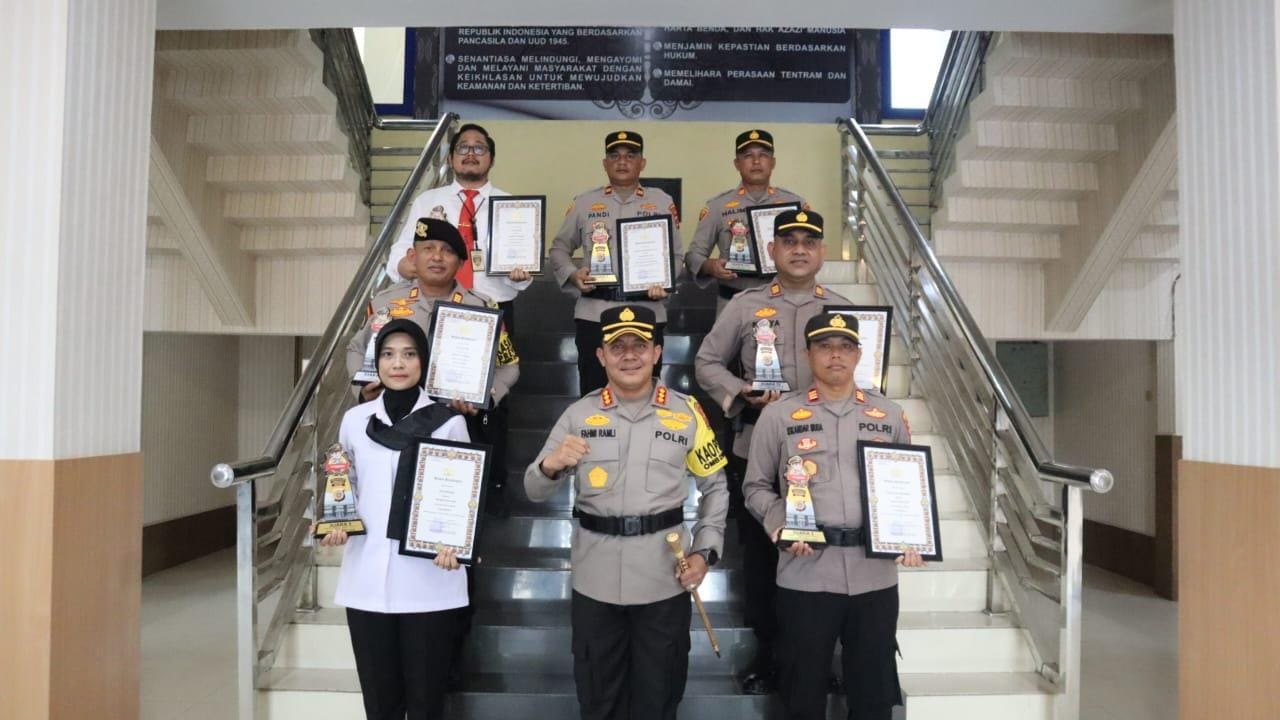 Subsatker dan Polsek Jajaran Terbaik, Dapat Penghargaan dari Kapolresta Banda Aceh