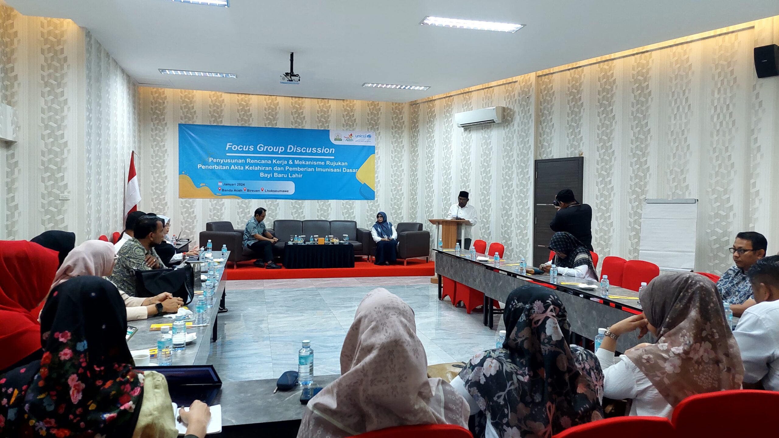 Pemenuhan Hak Anak, Dinas P3AP2KB Gelar FGD Penerbitan Akte Kelahiran dan Imunisasi Dasar