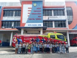 Kunjungan Edukasi, DPKP Banda Aceh Terima TK Aceh International school