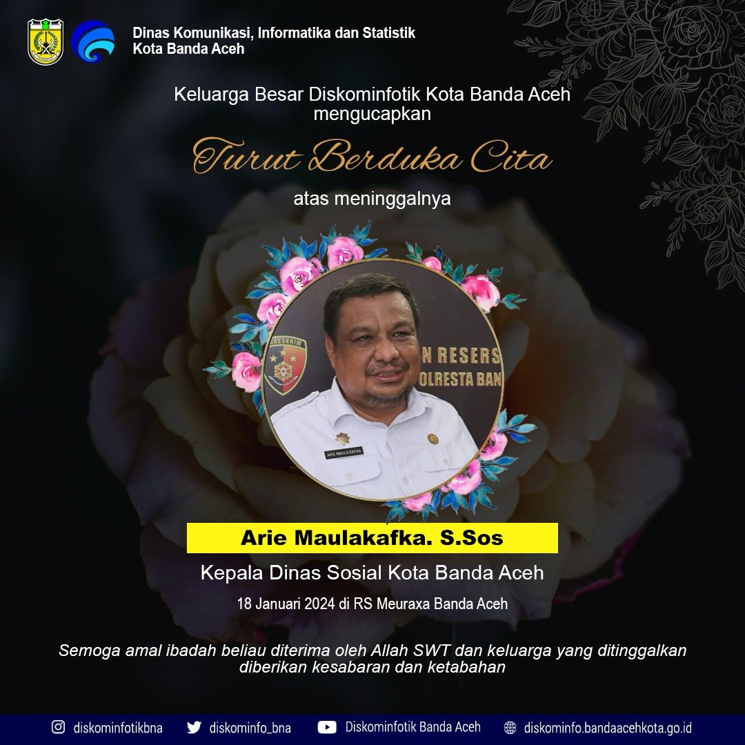 Kadinsos Banda Aceh Tutup Usia