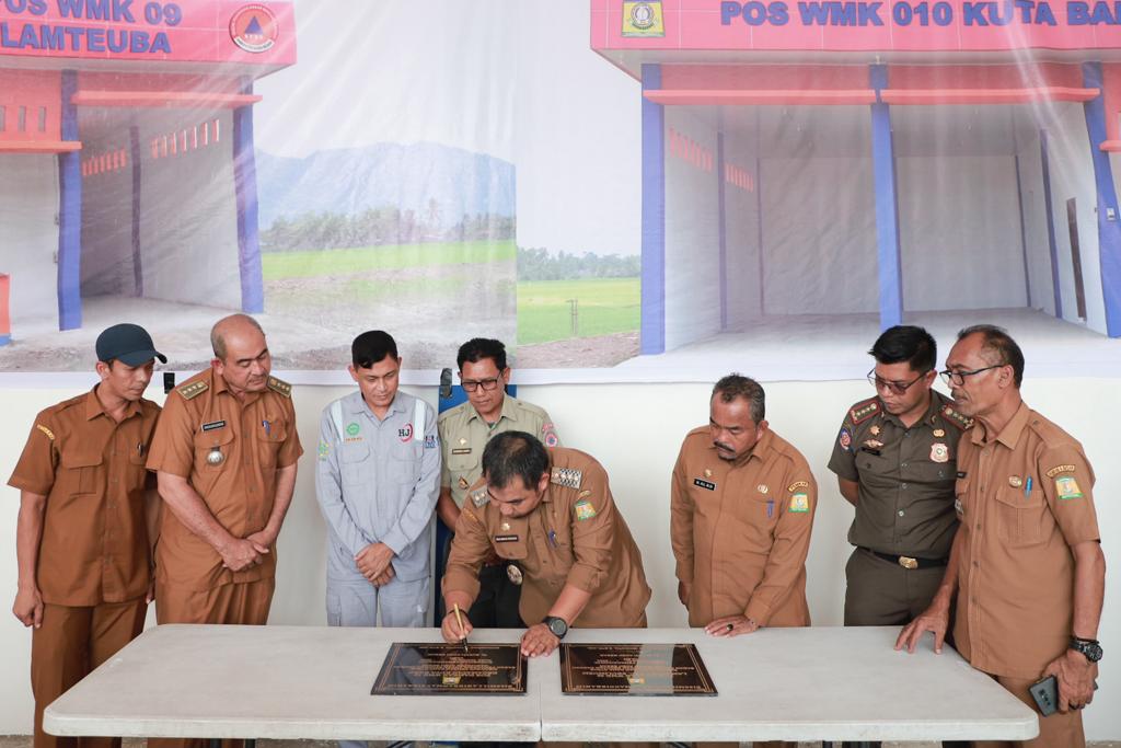 Percepat Penanganan Kebakaran, Pj Bupati Aceh Besar Resmikan Dua Pos Damkar Kecamatan