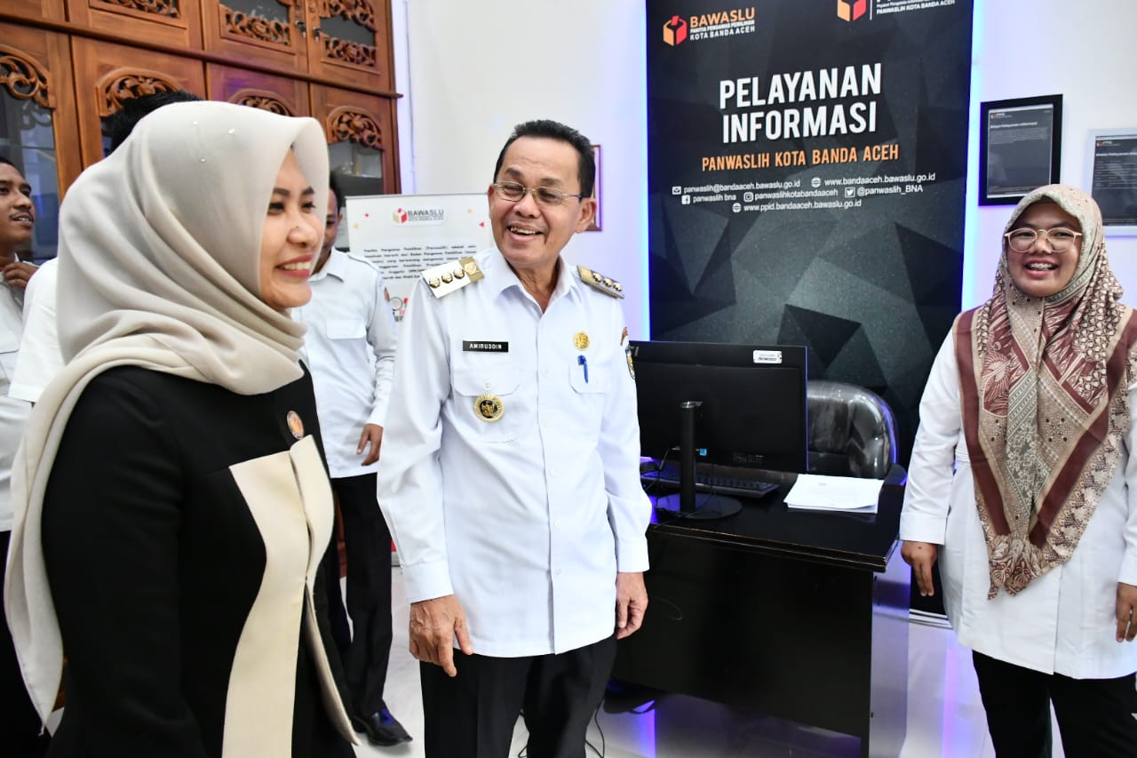Kunjungi Bawaslu, Pj Wali Kota: Kita Ingin Pemilu yang Demokratis dan Bermartabat