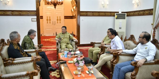 Pj Gubernur Minta Conrad Asia Energy Percepat Proses Eksplorasi Blok Migas di Lepas Pantai Meulaboh dan Singkil