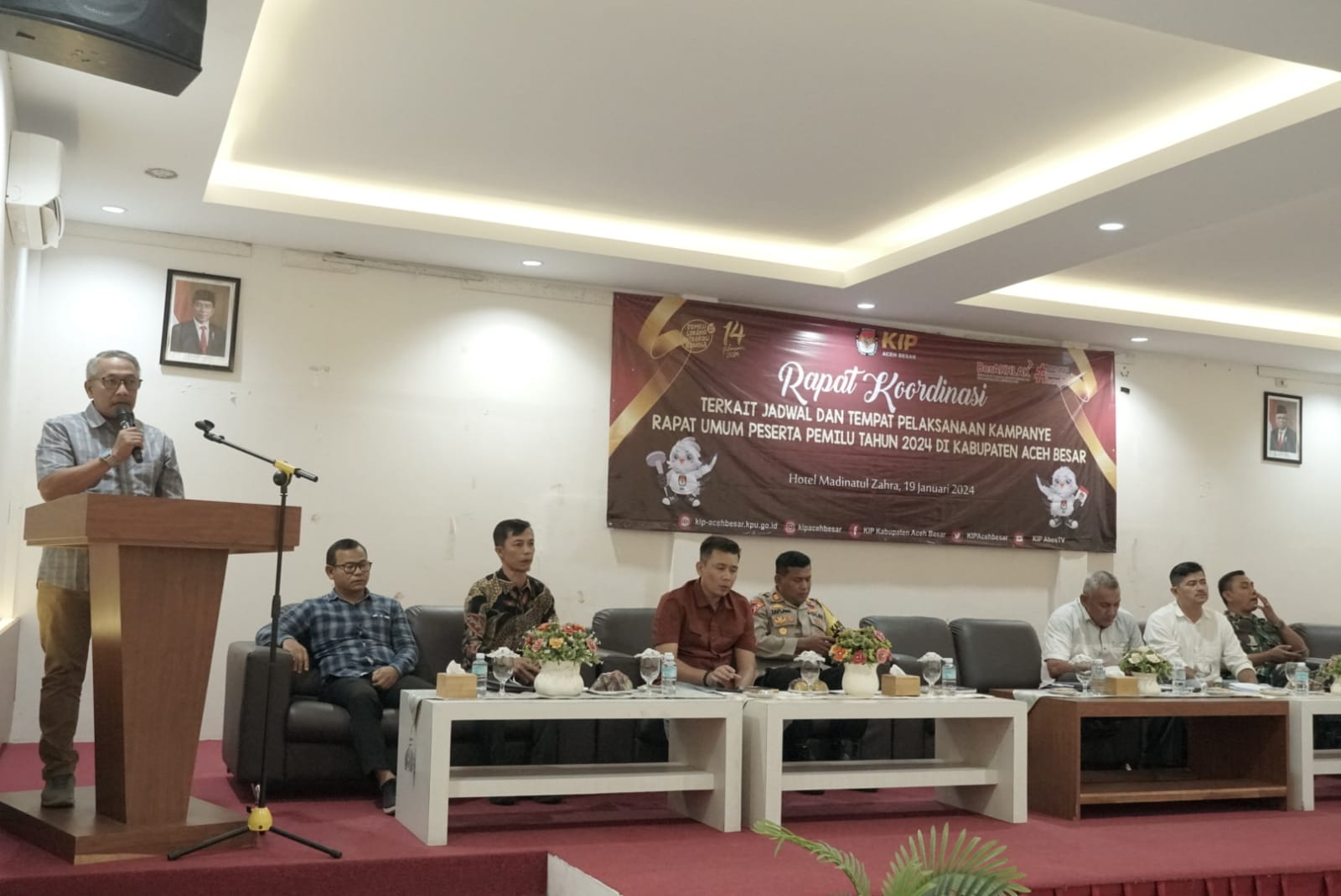 Wakili Pj Bupati, Asisten I Buka Rakor Jadwal Kampaye Pemilu 2024