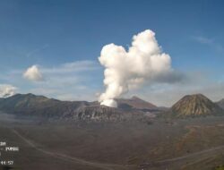 Gunung Bromo Keluarkan Asap Putih Tebal, Apa Itu?