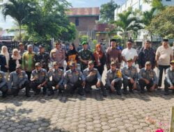 Kesiapan Keamanan TPS Pemilu 2024, Muspika Lueng Bata Gelar Apel Siaga Linmas