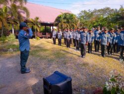 Camat Pimpin Apel Siaga Satlinmas, Siap Sukseskan Pemilu