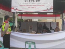 Cegah Keributan di TPS, Polisi Terus Berikan Pengamanan Proses Penghitungan Suara